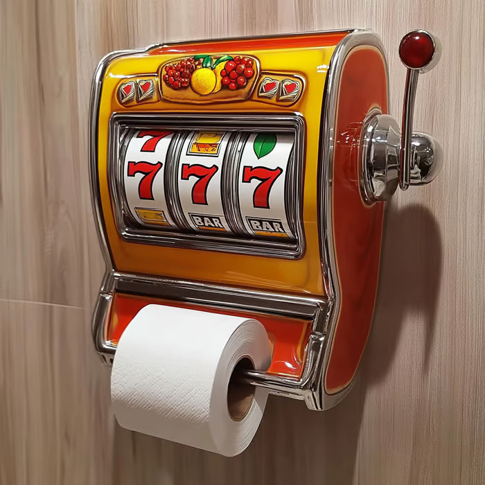 Cross-border New Slot Machine Toilet Roll Holder Vending Machine Toilet Paper Holder