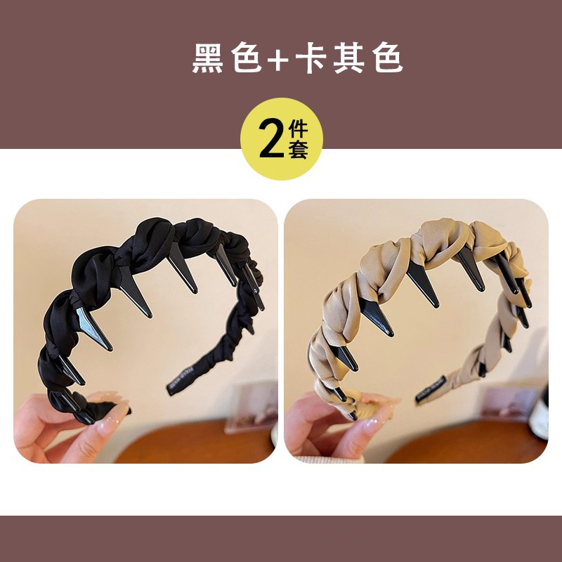 1565bc black + khaki headband