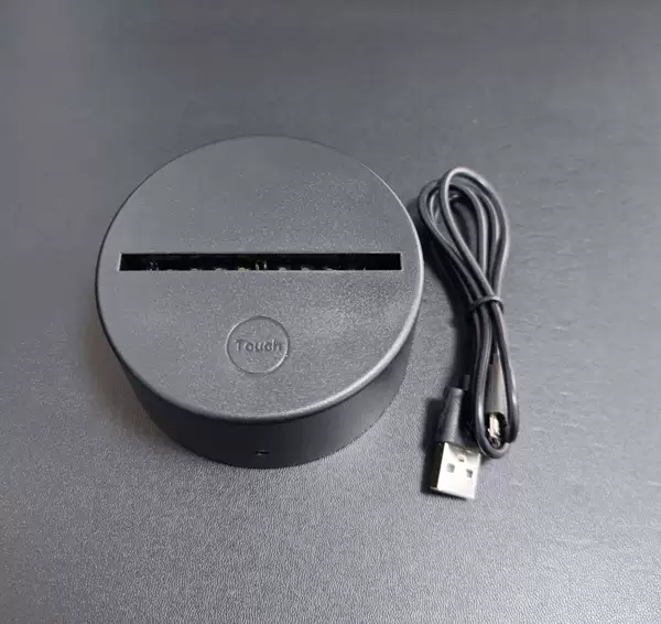 Black round touch 7 colors (including USB cable)