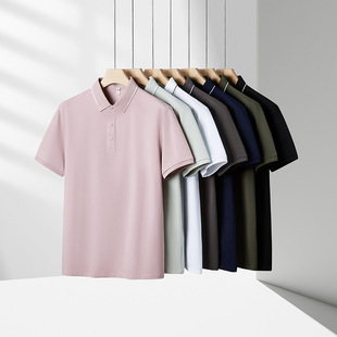 High-End Desan Mesh Polo Shirt Customized Corporate Team Workwear Printed Logo Lapel Short-Sleeved Business T-Shirt