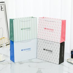 New Gift Bag Large Gift Packaging Bag Cartoon Fashion Clothing Shopping Bag Tote Paper Bag