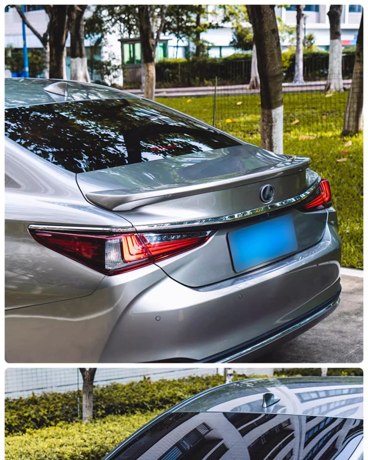 Suitable for Lexus ES200 tail ES260ES300h modification high-end sports tail accessories decoration