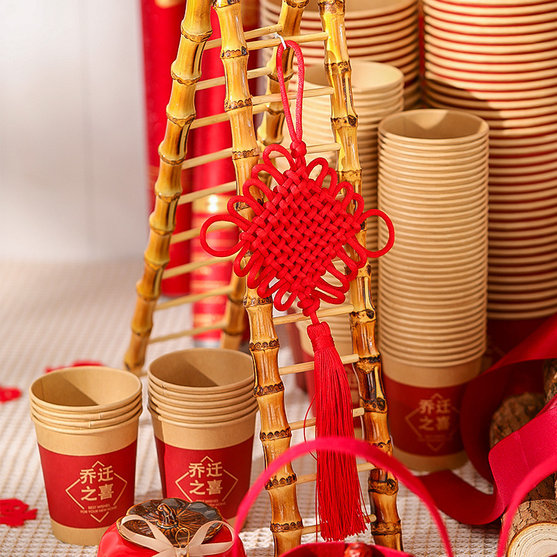 Decoración de inauguración de la casa nueva entrada del Hogar sala de estar decoración traje ceremonia en movimiento suministros