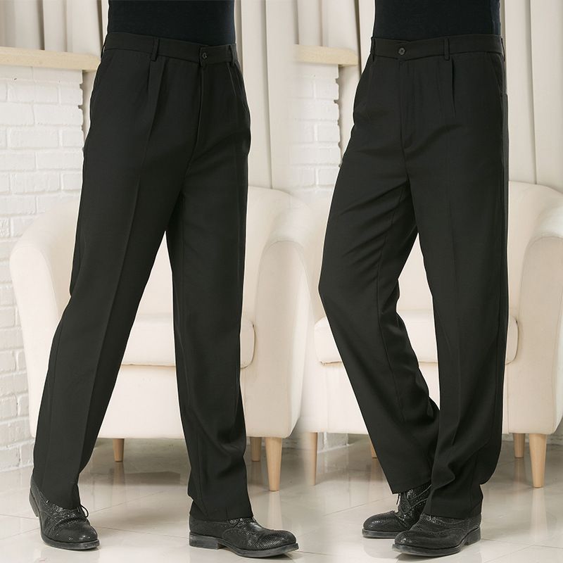 Hotel Restaurant Waiter Work Pants Men's Loose Chef Pants Security Straight Pants Crock Pants Western Pants Work Pants