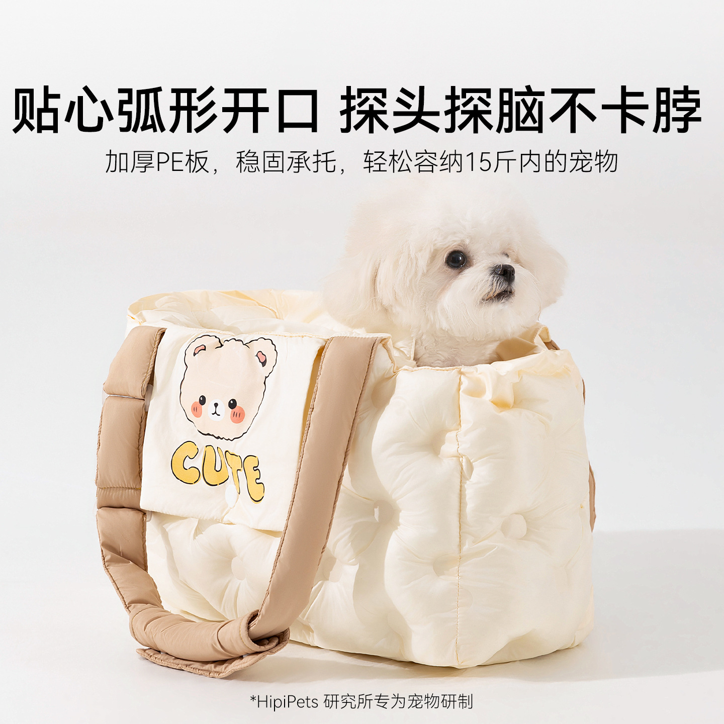 Nuevo paquete de viaje de aire transfronterizo de otoño y invierno a prueba de viento, paquete de viaje para perros y gatos pequeños y medianos, bolsa de hombro montada en automóviles