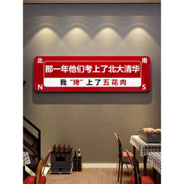 烧烤店网红打卡墙拍照背景创意氛围布置3d装饰贴纸画烤肉串串店铺