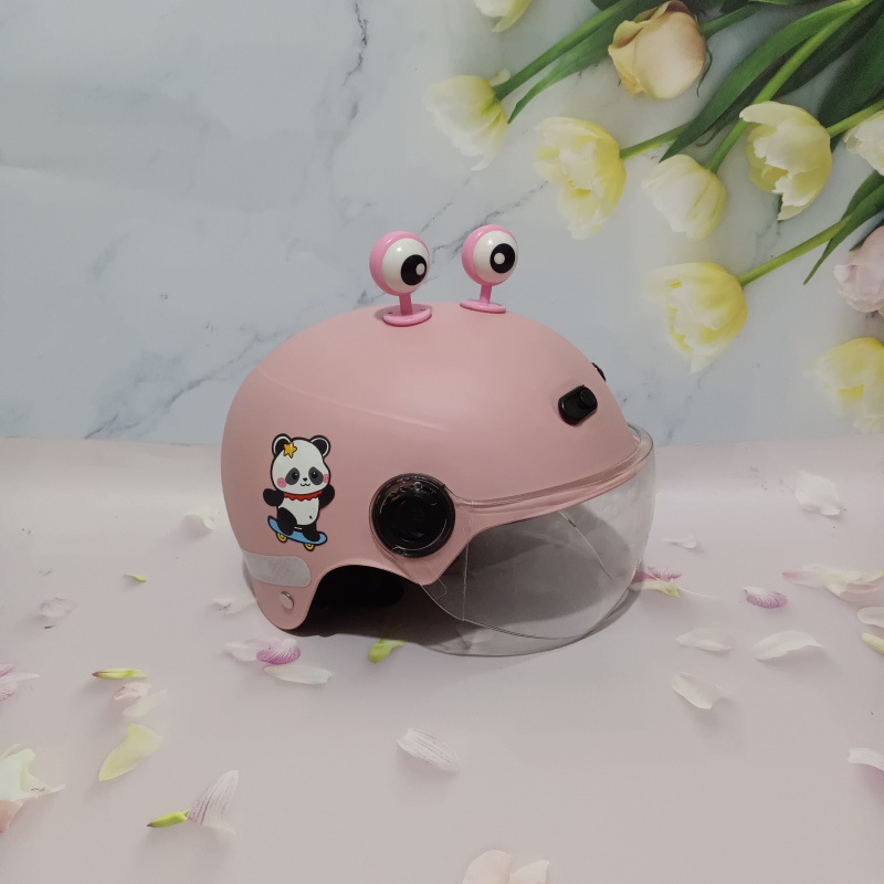 3C certification 1-5 years old electric car motorcycle children's helmet cute cartoon anti-fall summer adjustable helmet