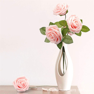 Wholesale 8cm Simulated Foam Roses, Wedding Bride Holding Flowers, Home Living Room Hanging Basket Hanging Wall Decorative Flowers