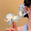 7356 New Chinese style orchid hairpin-light blue