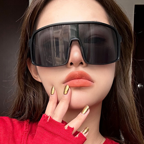 2024 New Style Full-Face Cycling Sunglasses Bicycle Outdoor Sports Sunglasses Running Goggles Windproof Aviator Sunglasses