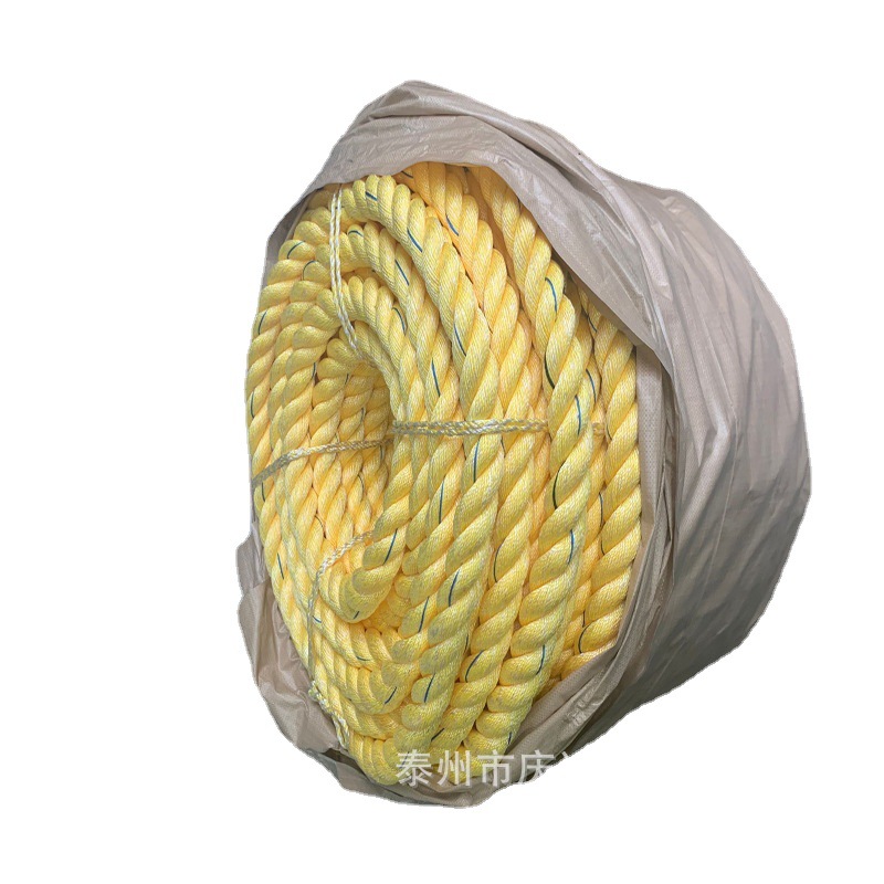 广东福建  3股高分子渔船缆绳  涤纶丙纶海轮绳 船用远洋化纤缆绳
