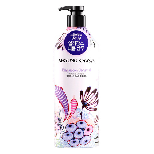 Korean Aekyung Purple Shampoo Set Long-lasting Fragrance Smooth Shower Gel Kona Silk Wash Conditioner