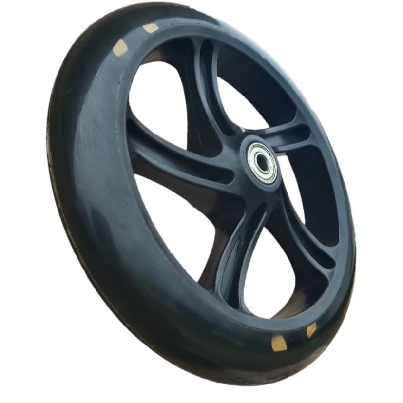 PU 8inch ролики, колеса для скейтборда, 200*40, колесо для скутера, коляска, полиуретановое колесо для скутера