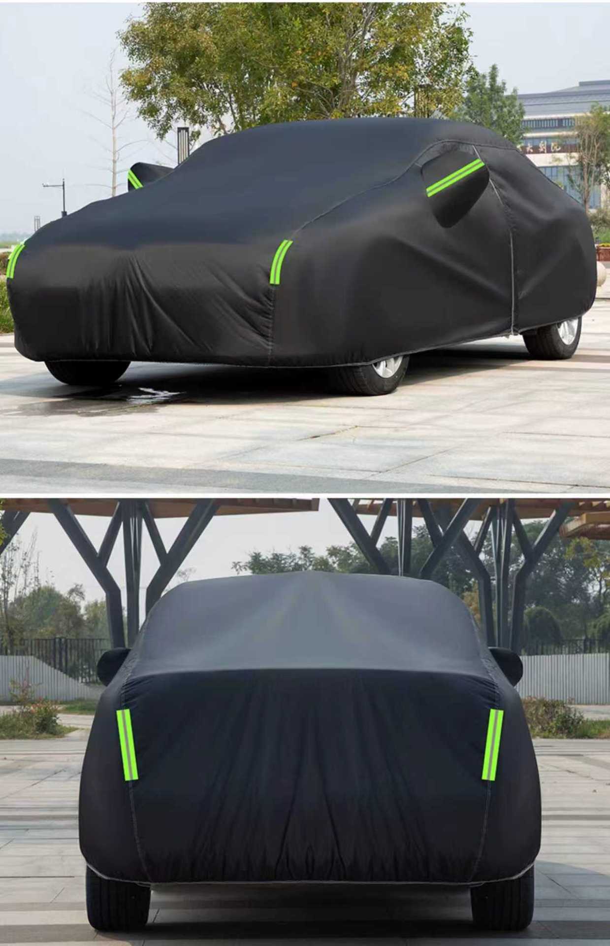 In-Stock Oxford Cloth Car Cover with Fleece Lining, Sunshade, Thickened Car Cover, Full Cover, Sun Protection, Rainproof Car Cover