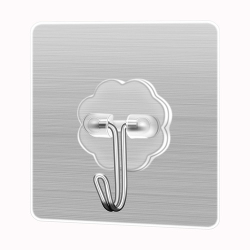 [Daily sales of 100,000] Source manufacturer transparent punch-free hooks, traceless adhesive hooks, bathroom kitchen coat and hat adhesive hooks