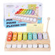 Wooden Eight-Tone Piano Children's Hand Percussion Instrument Infant Early Education Educational Percussion Music Toy Wooden Piano
