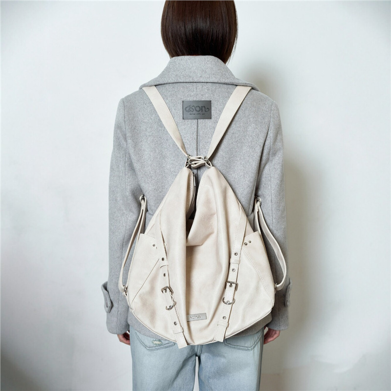 In-Stock 26 Spring Korean Designer Ason New Luxury Backpack with Multiple Carrying Styles, Pu Leather Shoulder Underarm Bag In-Stock 26 Spring Korean Designer Ason New Luxury Backpack with Multiple Carrying Styles, Pu Leather Shoulder Underarm Bag