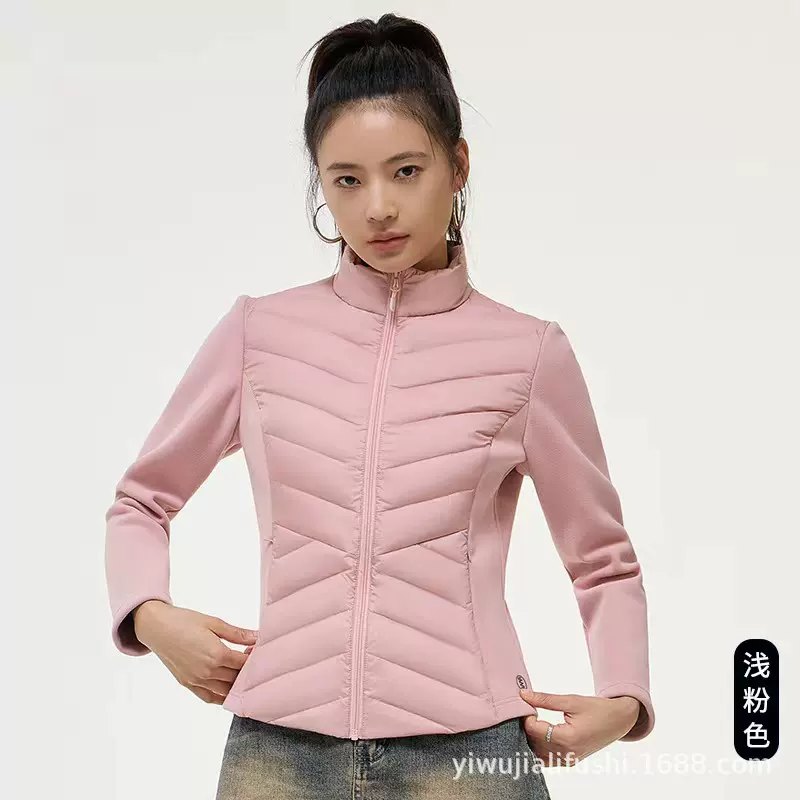 lulu同款轻薄羽绒服高端立领显瘦爆款外套运动户外保暖羽绒内胆女