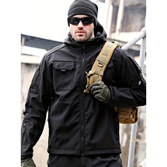 Temuは戦術ジャケットの男性秋に保温服を厚くします。