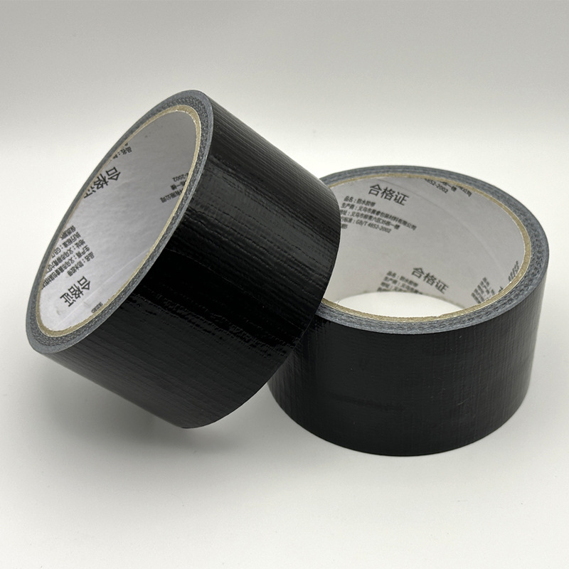 Cojín de reparación cinta adhesiva base de tela negra unilateral alfombra a prueba de viento agujero para exhibición de alfombra adhesiva impermeable a prueba de agua