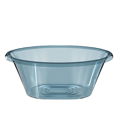 Thickened transparent square basin for household use, enlarged laundry basin, wash basin, plastic small size basin