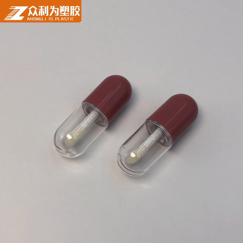 厂家直销 胶囊外形唇釉空管 唇彩空管 口红空管化妆品包材可