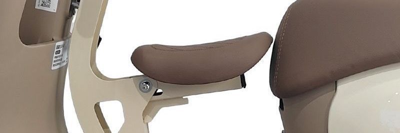 Baby electric vehicle compatible foldable safety seat, front-mounted child seat suitable for Yadea and Aima, default cotton option