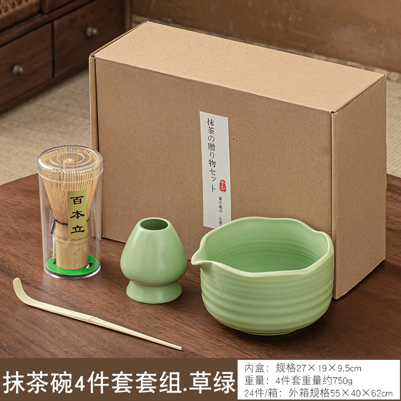 跨境点茶日式抹茶茶道工具百本立茶筅立茶碗整套宋代点茶茶筅套装|undefined