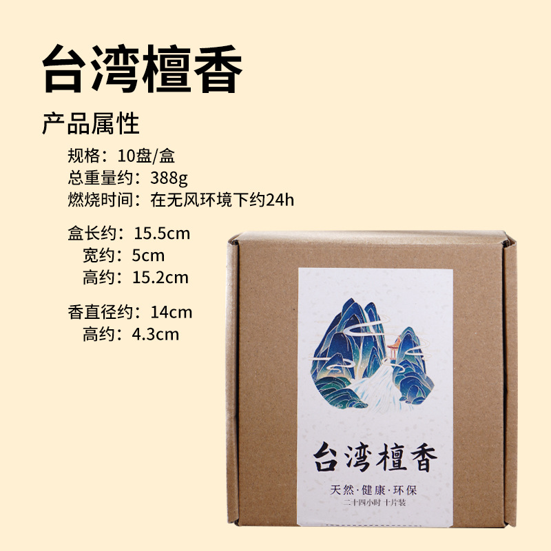 沈香ホノルル盤香4時間ガチョウ梨帳中香家庭用天然香薫薫香礼箱室内香卸売り
