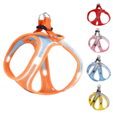 新款宠物背心式狗狗网布透气胸背带套装狗绳狗链牵引绳遛狗用品