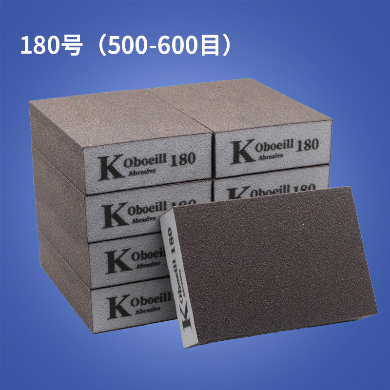 Fábrica al por mayor 70*100*25 kingyfan alta densidad esponja papel de lija pulido bloque muebles carpintería pulido y