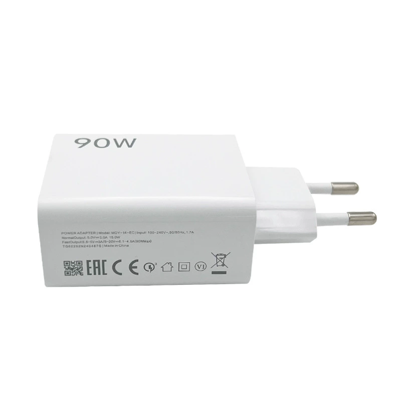 Применимо к 90W зарядному устройству Xiaomi с европейским стандартом Xiaomi 14 Redmi K70 быстрая зарядка головка по американскому стандарту прямые продажи
