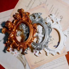 天使小人摆件框首饰饰品拍照道具框