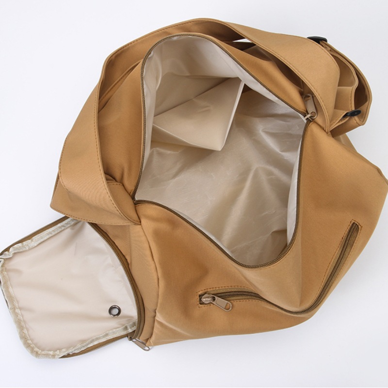 Bolsa de viaje de gran capacidad de asiento de zapato independiente pendiente de alojamiento fitness yoga bolsa de almacenamiento bolsa de viaje de embarque portátil al por mayor