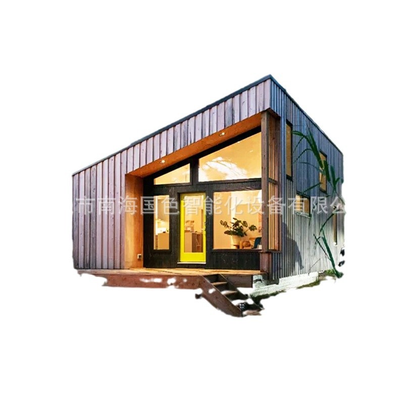 Casa modular de acero ligero, casa contenedor, oficina móvil, proyecto de exportación, casa móvil, casa resistente al frío y al viento