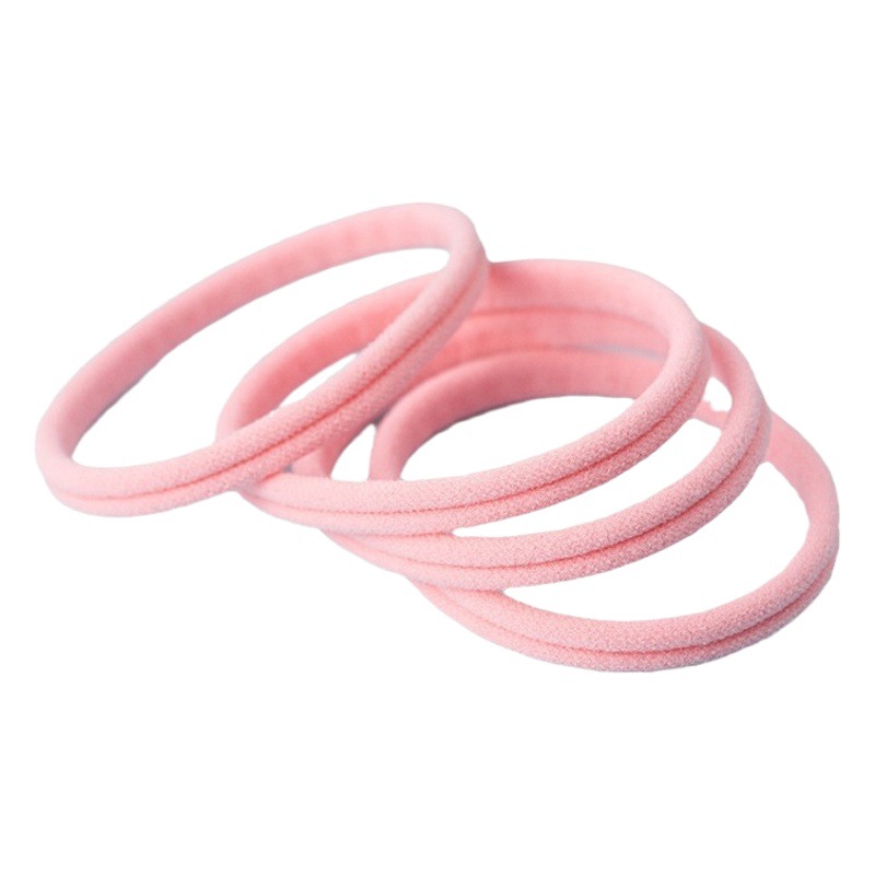Simple banda de goma multicolor en línea celebridad ins cuerda de pelo fresco anillo de pelo de las mujeres anillo de primavera cuerda de lazo de pelo durable de alta elasticidad