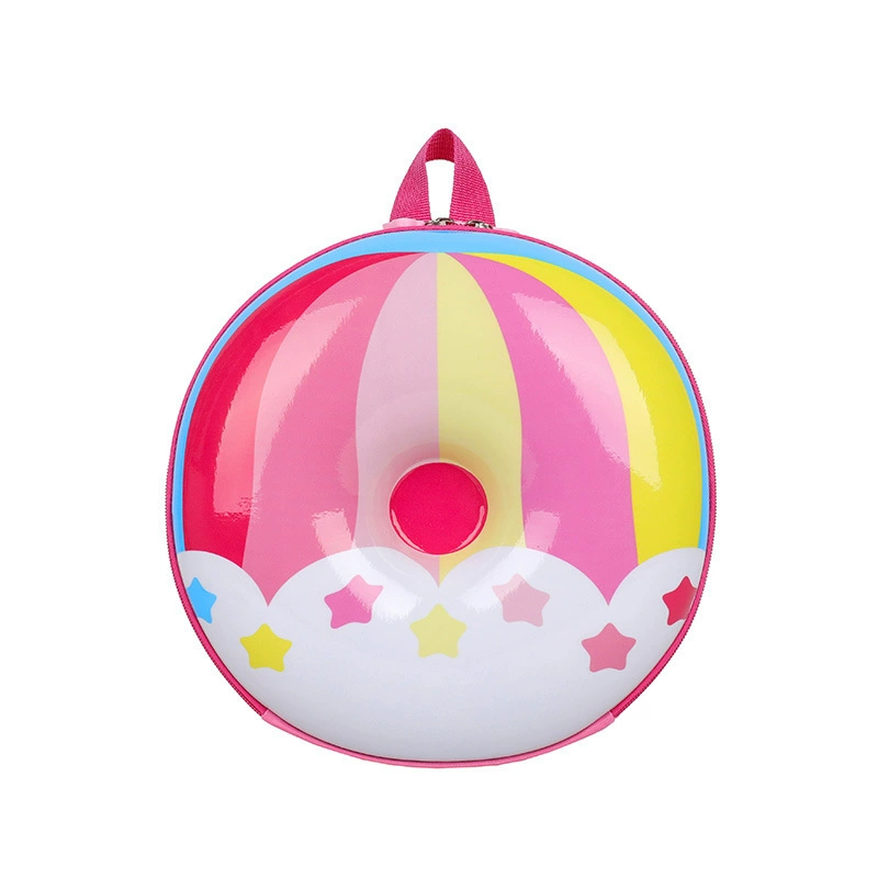 Children's school bag for kindergarten, backpack, rainbow shoulder bag, cute small bag, donut, 5 years