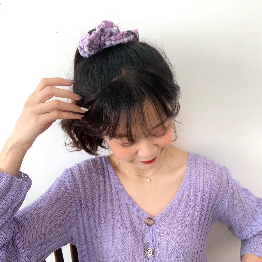 Bola de cabeza red cabello rojo atado correa de cabello de banda de banda de cabello de estilo francés anillo de cabello de la niña inns retrógrado accesorios de tela versátiles