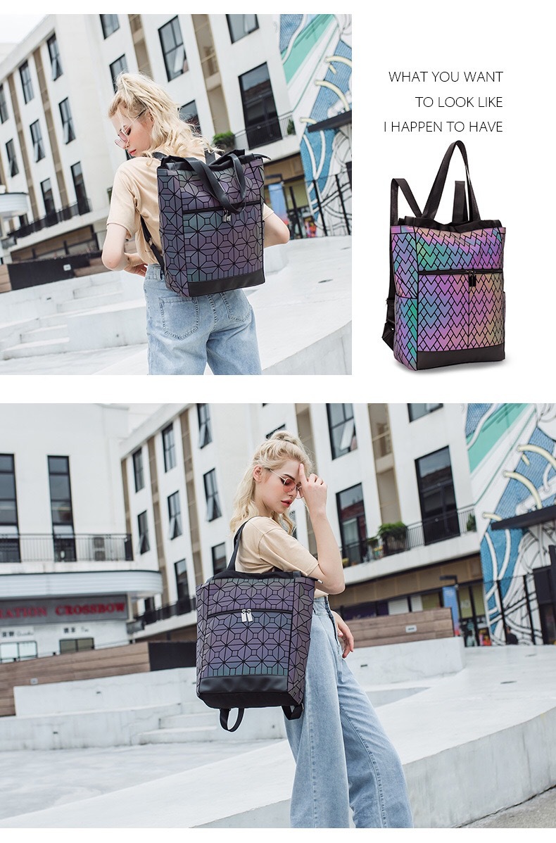 2024 Autumn and Winter New Fashionable Colorful Lingge Large Capacity Travel Mountaineering Luggage Backpack_voghion.com