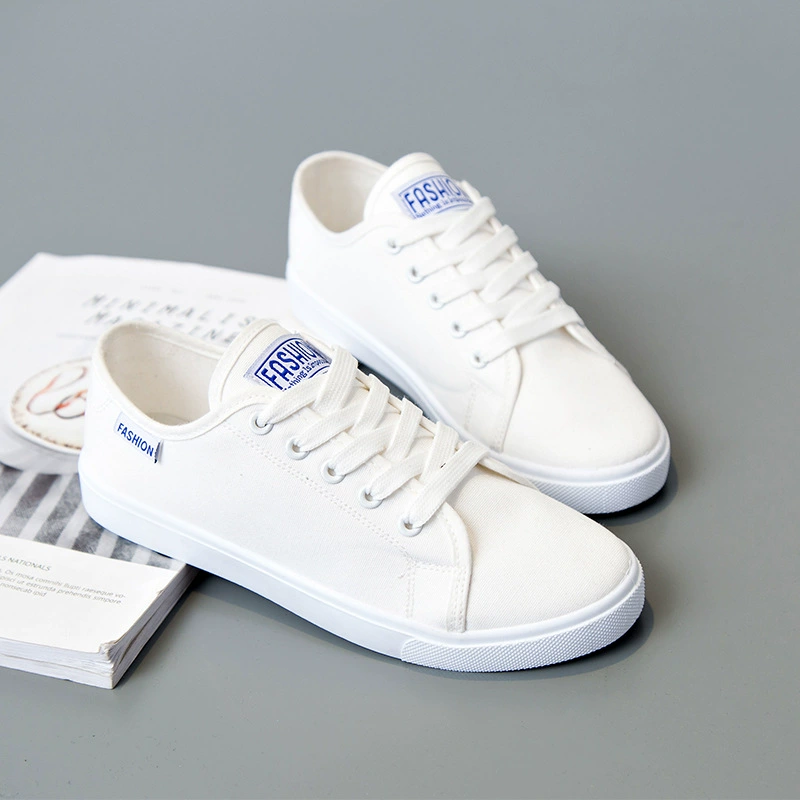 Кожа/хлопок? Но the first: "Cloth fresh universal breathable white shoes for students, Korean style" translate: Универсальная дышащая белая обувь из ткани для учеников, корейский стиль