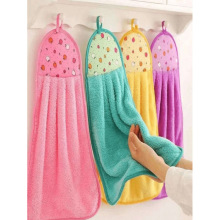 A 35332 Coral Fleece Hanging Hand Towel ɺ���޹�ʽ��ˮ���ֽ�
