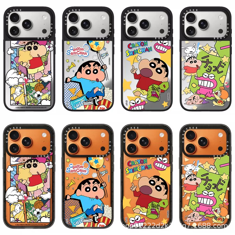 C家零食蜡笔小新适用iphone18promax手机壳16/14/Air网红15pro硬
