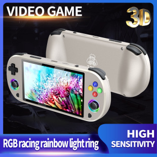Foreign Trade Cross-border M22pro Handheld HD 5-inch Handheld Game Machine Double IPS Open Source New Nostalgic Retro