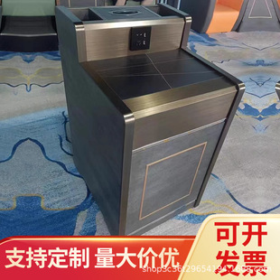 Billiard Room with a Table for Watching Games, Tea Table with Sockets, Rechargeable Billiard Room Tea Table Cabinet