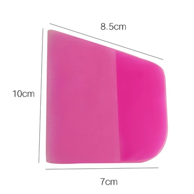 car clothing construction plastic scraper – Car cleaning tools - sgnj-pink-trapezoid