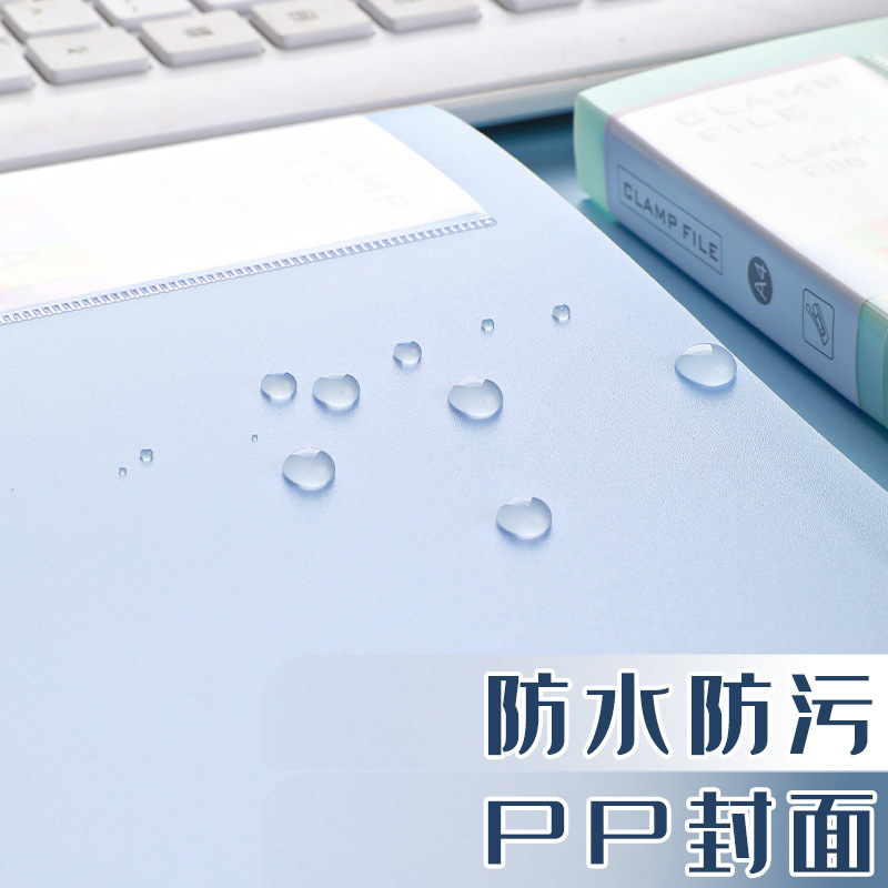 Carpeta Morandi A4 Carpeta de archivos de doble clip Carpeta de almacenamiento Carpeta de archivos de tablero Carpeta de archivos Estudiantes organizan carpeta de documentos de prueba