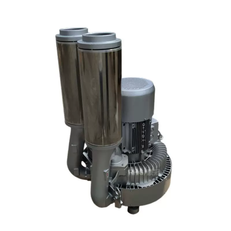 20KW立式多叶轮高压风机双级抽真空上料高压风机 生化污水池曝气