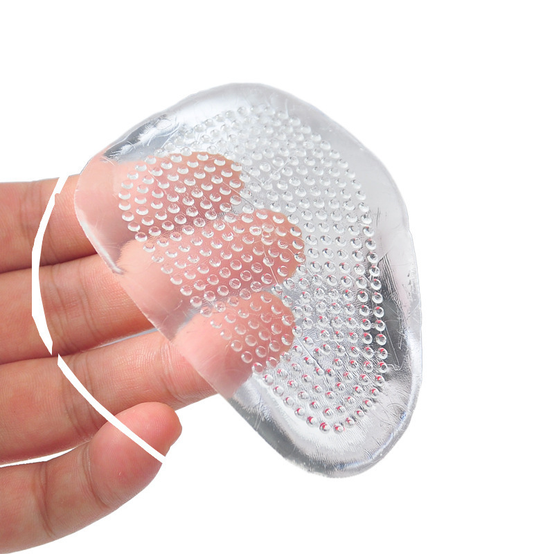 almohadilla de la parte delantera, almohadilla de la mitad delantera, almohadilla antideslizante de silicona transparente, super suave, grosor ajustable, tamaño anti-dolor en los pies image 6