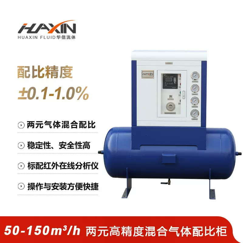 工业气体配比器氩气二氧化碳配比装置混合气体控制柜 气体配比器