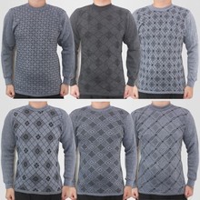 2025冬季加绒男式保暖内衣地摊货源中老年男士加厚热能保暖上衣